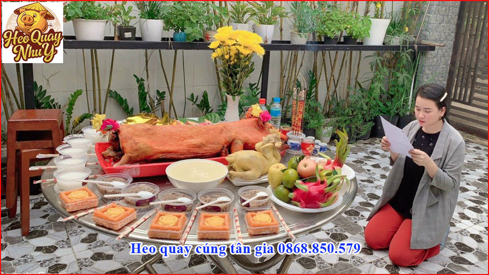 Heo quay cúng tân gia nhà mới